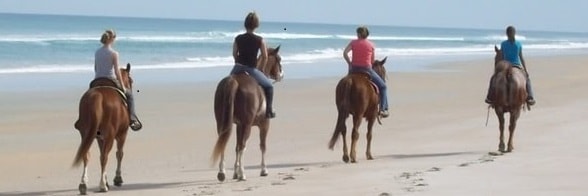 horseback rding on the beach