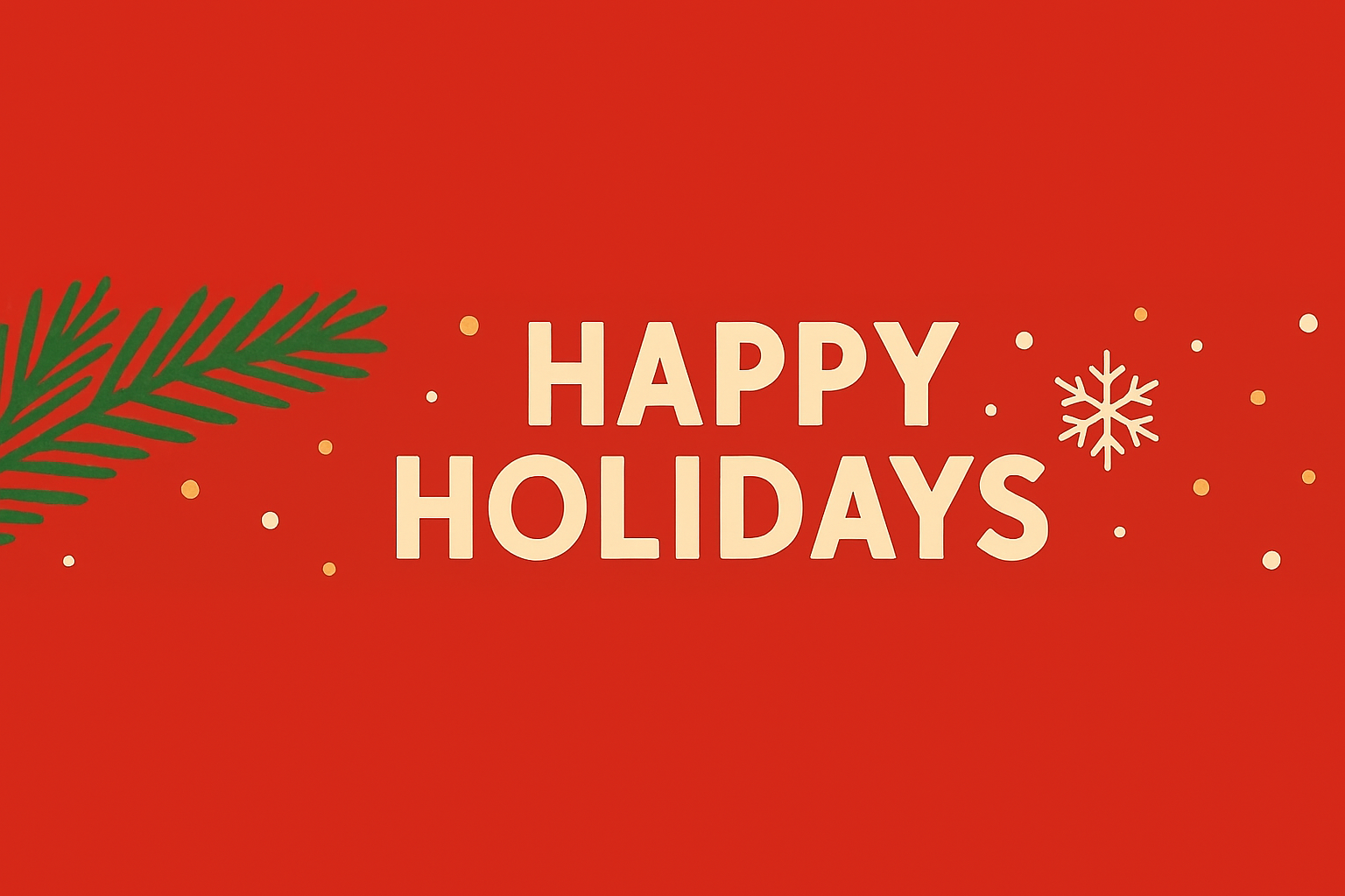 Happy Holidays - Shop Now!